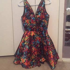 Steve Madden Party Mini Floral Dress